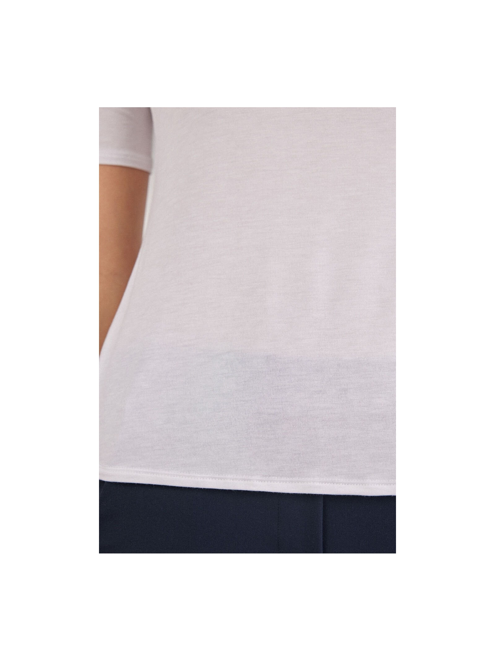 Blusa Com Gola Canoa Em Fresh Bamboo Branco Intimissimi