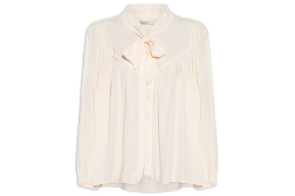 Blusa Crepe com Pregas Feminina – Amarelo