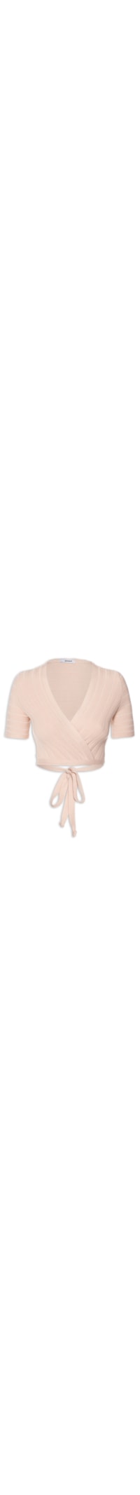 Blusa Cropped Amarração - Rosa