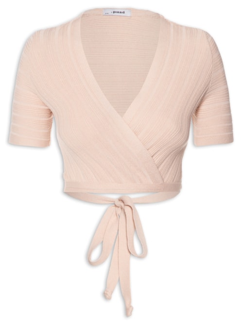 Blusa Cropped Amarração – Rosa