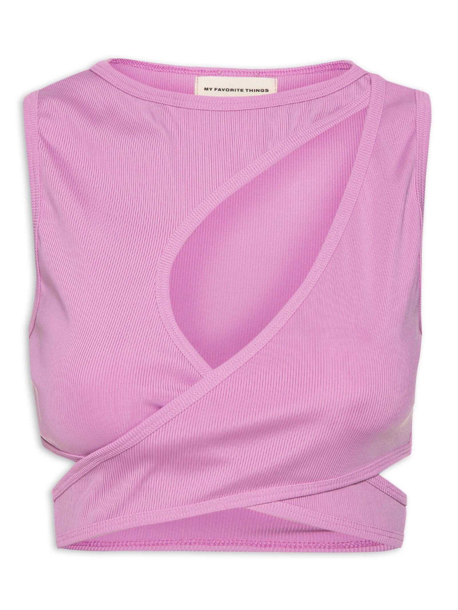 Blusa Cropped Assimétrica Rosa  My Favorite Things