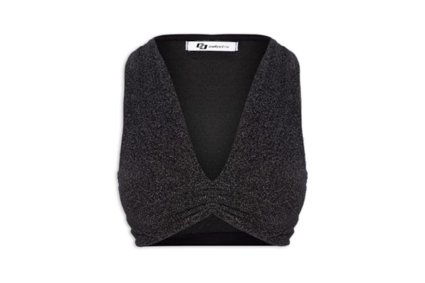 Blusa Cropped Colcci - Preto
