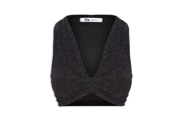 Blusa Cropped Colcci - Preto