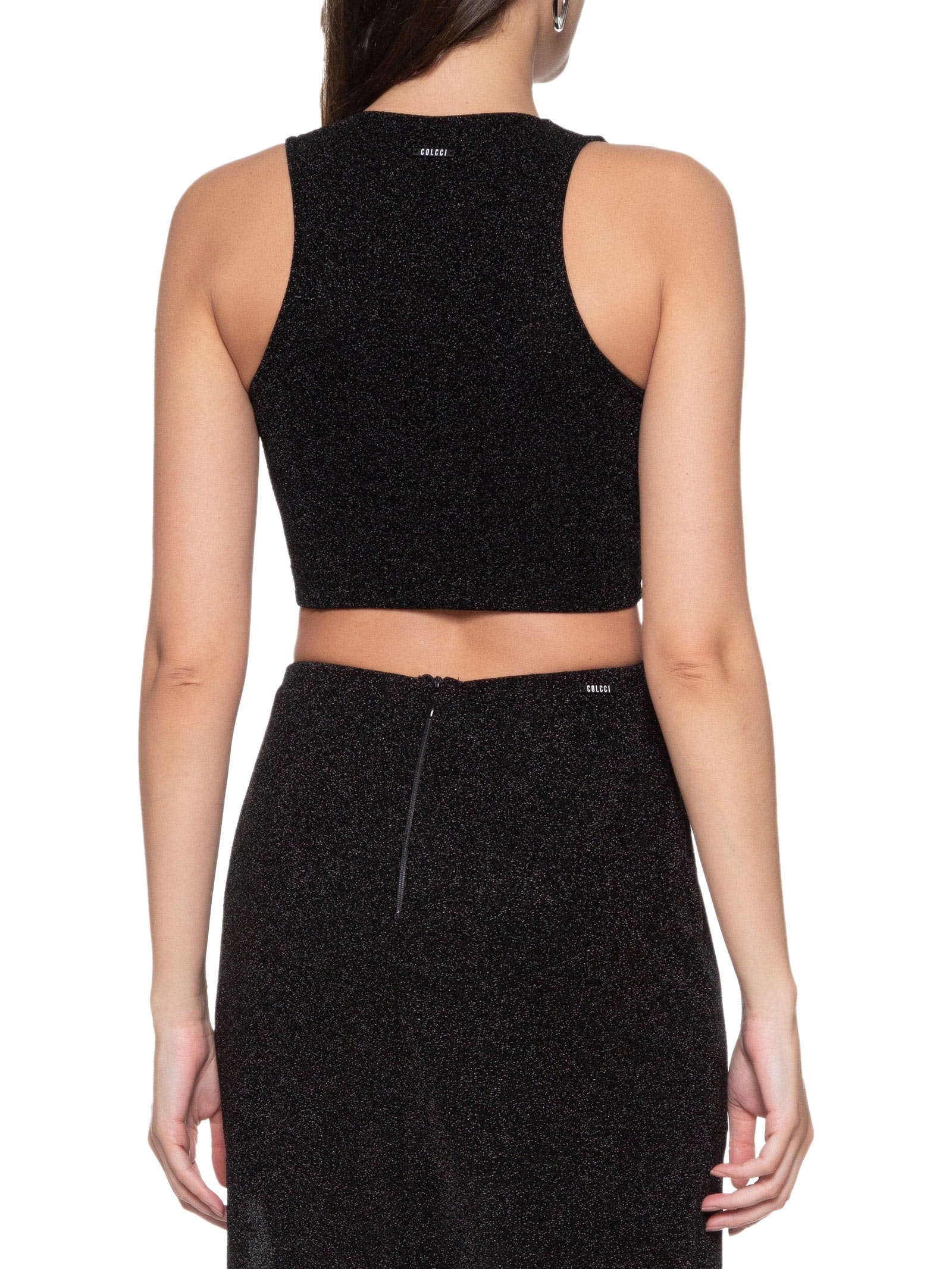 Blusa Cropped Colcci Preto Colcci