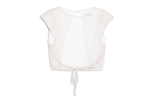 Blusa Cropped Feminina Assimétrica - Rosa