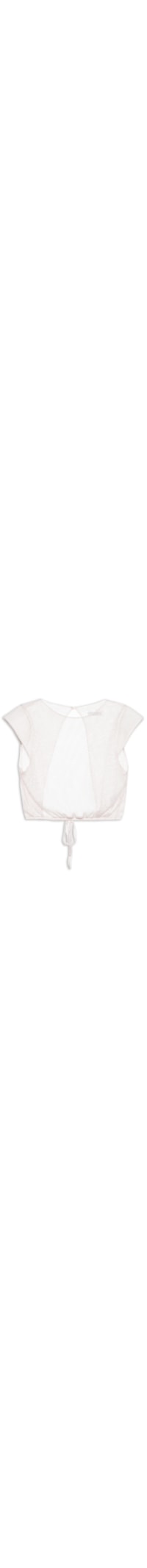 Blusa Cropped Feminina Assimétrica - Rosa