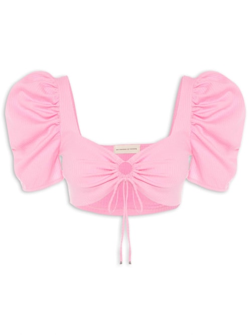 Blusa Cropped – Rosa