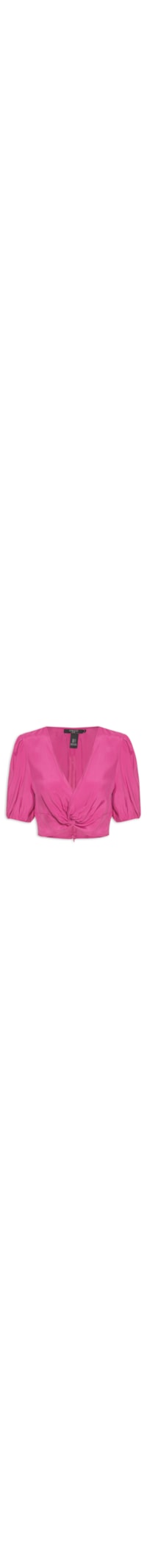 Blusa Cropped - Rosa