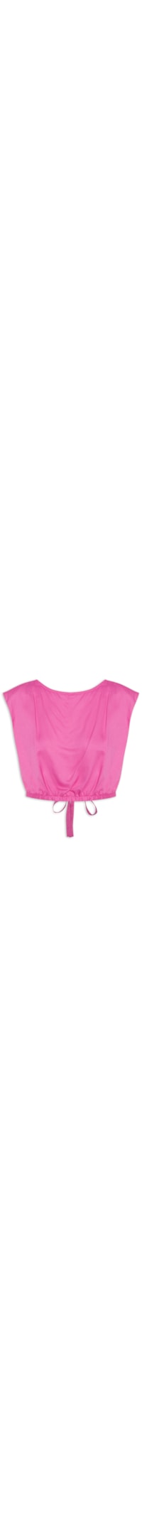 Blusa Cropped - Rosa
