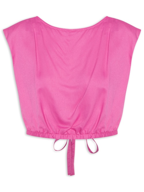 Blusa Cropped – Rosa