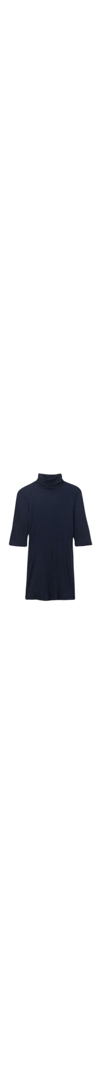 Blusa De Gola Alta Ultranatural Com Cashmere - Azul