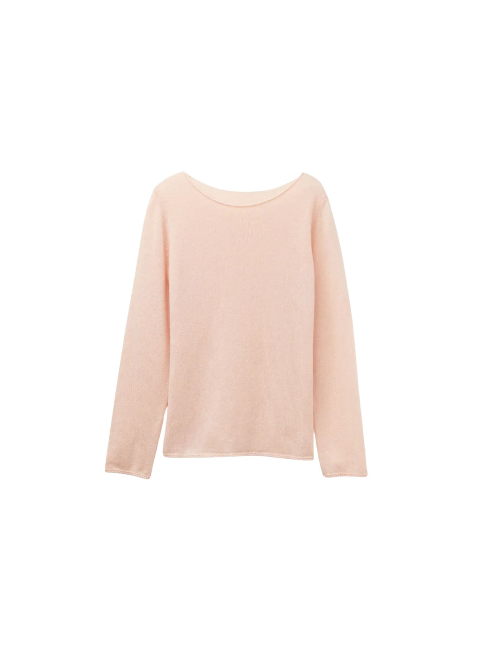 Blusa De Manga Comprida 100% Cashmere Rosa Intimissimi