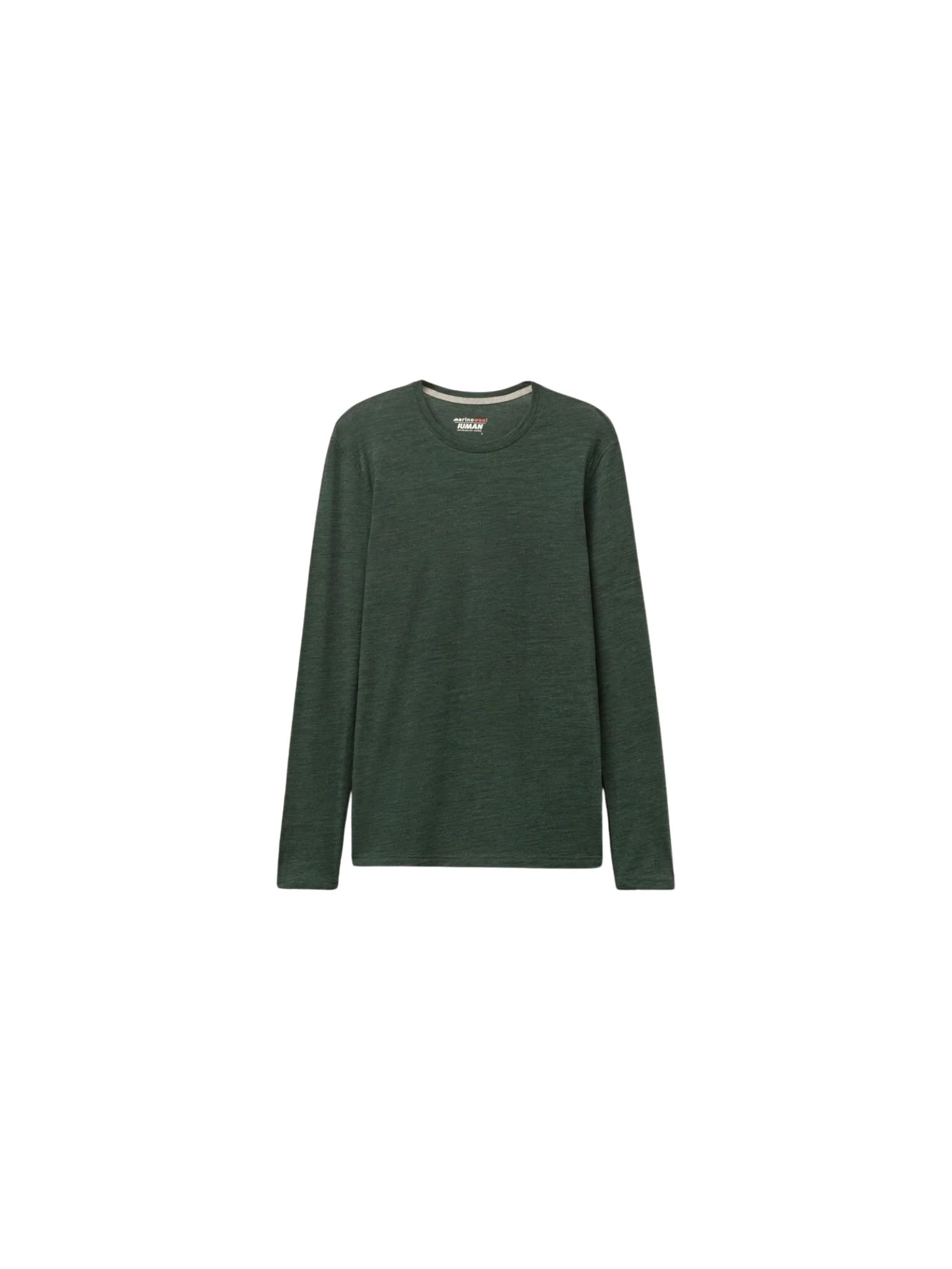 Blusa De Manga Comprida Em Lã Merino Com Decote Redondo Verde Intimissimi