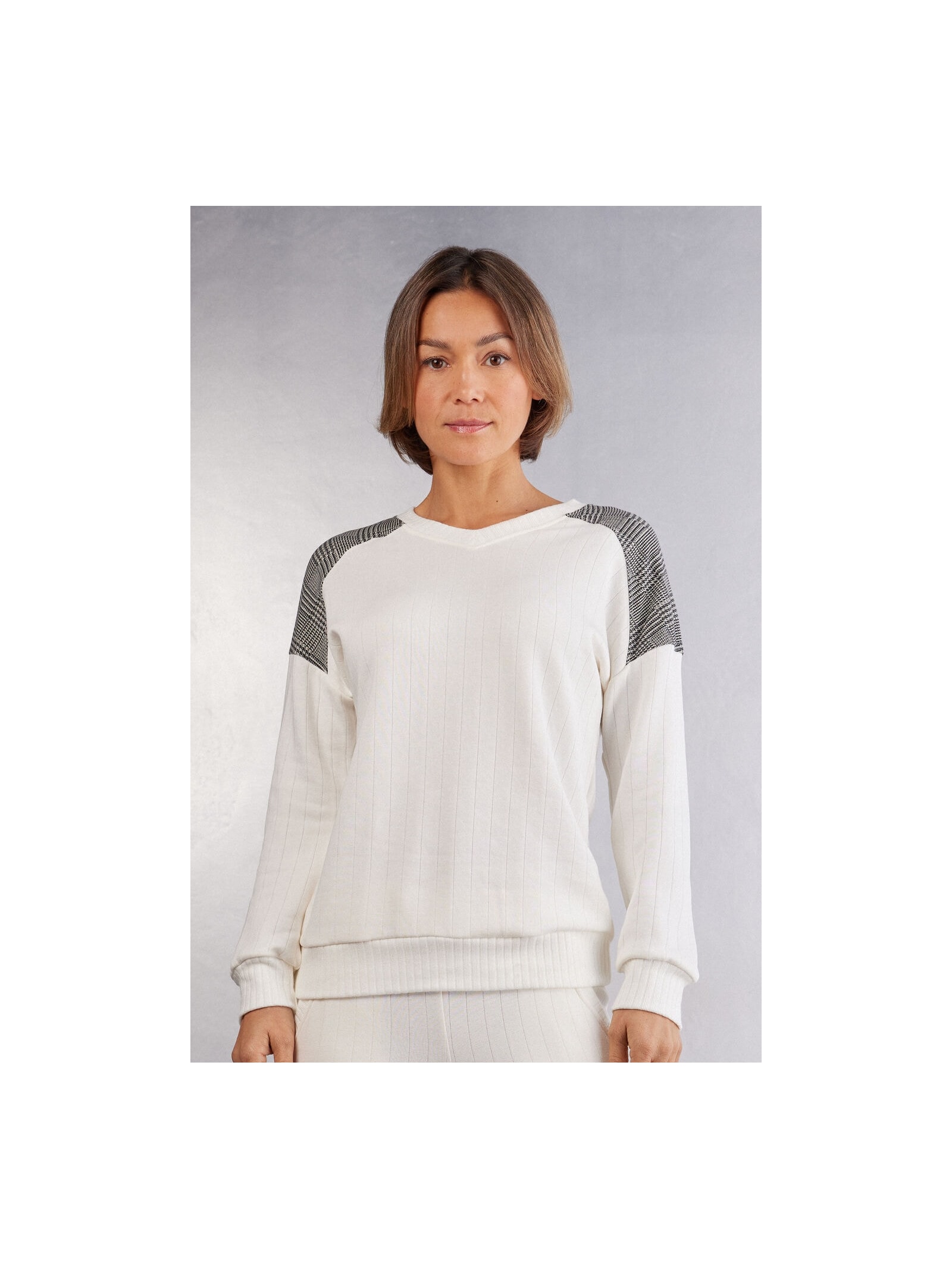 Blusa De Manga Comprida Royal Elegance Branco Intimissimi