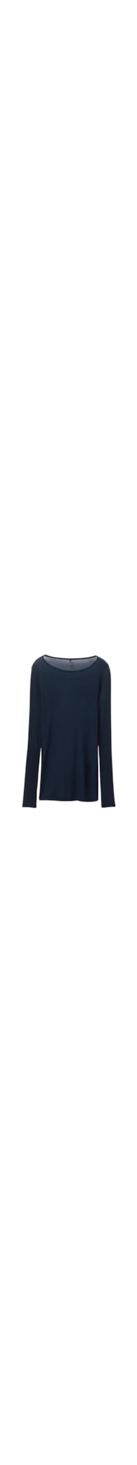 Blusa De Manga Comprida Ultranatural Com Cashmere - Azul