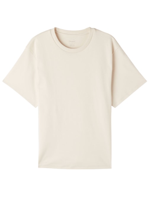 Blusa De Manga Curta Em Algodão – Off-White