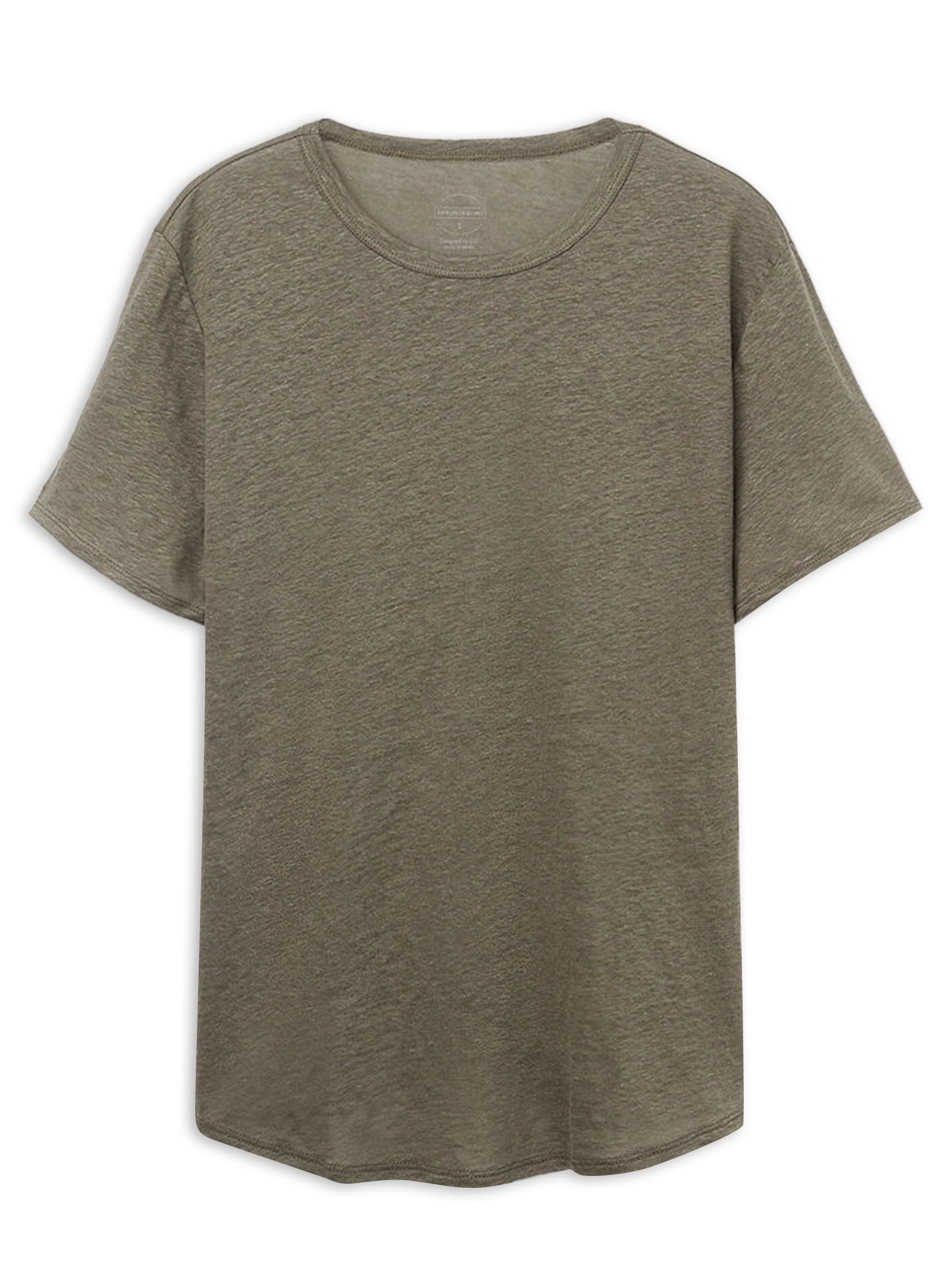 Blusa De Manga Curta Em Linho The Pure Linen Verde Intimissimi