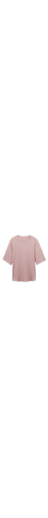 Blusa De Manga Curta Em Modal Chic Comfort - Rosa