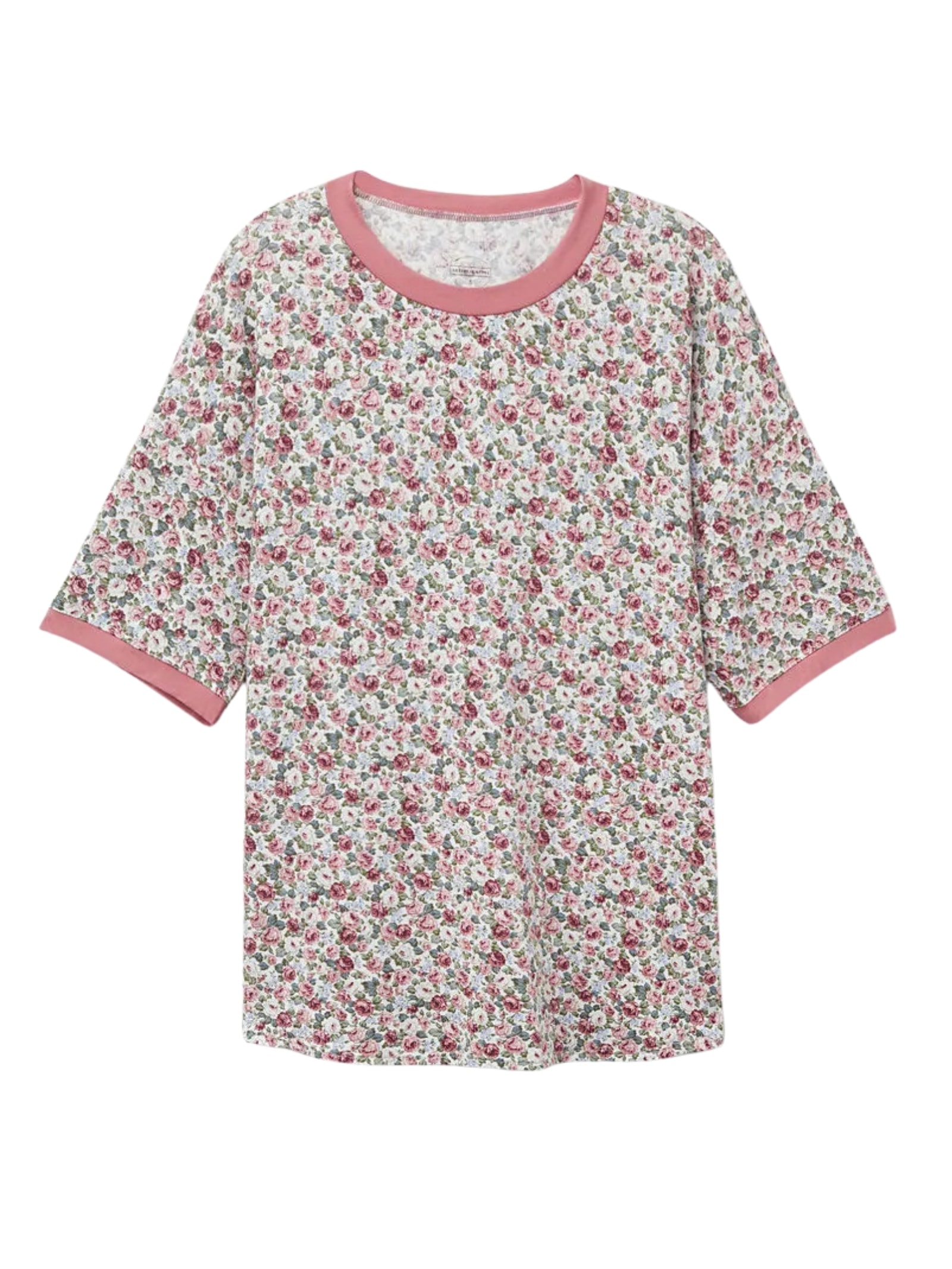 Blusa De Manga Curta Floral Romance Rosa Intimissimi