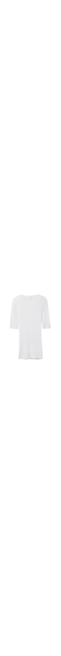 Blusa De Manga Curta Ultranatural Com Cashmere - Branco