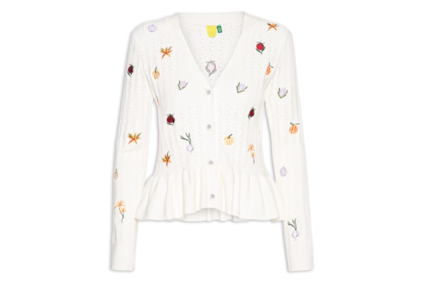 Blusa de Manga Tricot Feminina – Bege