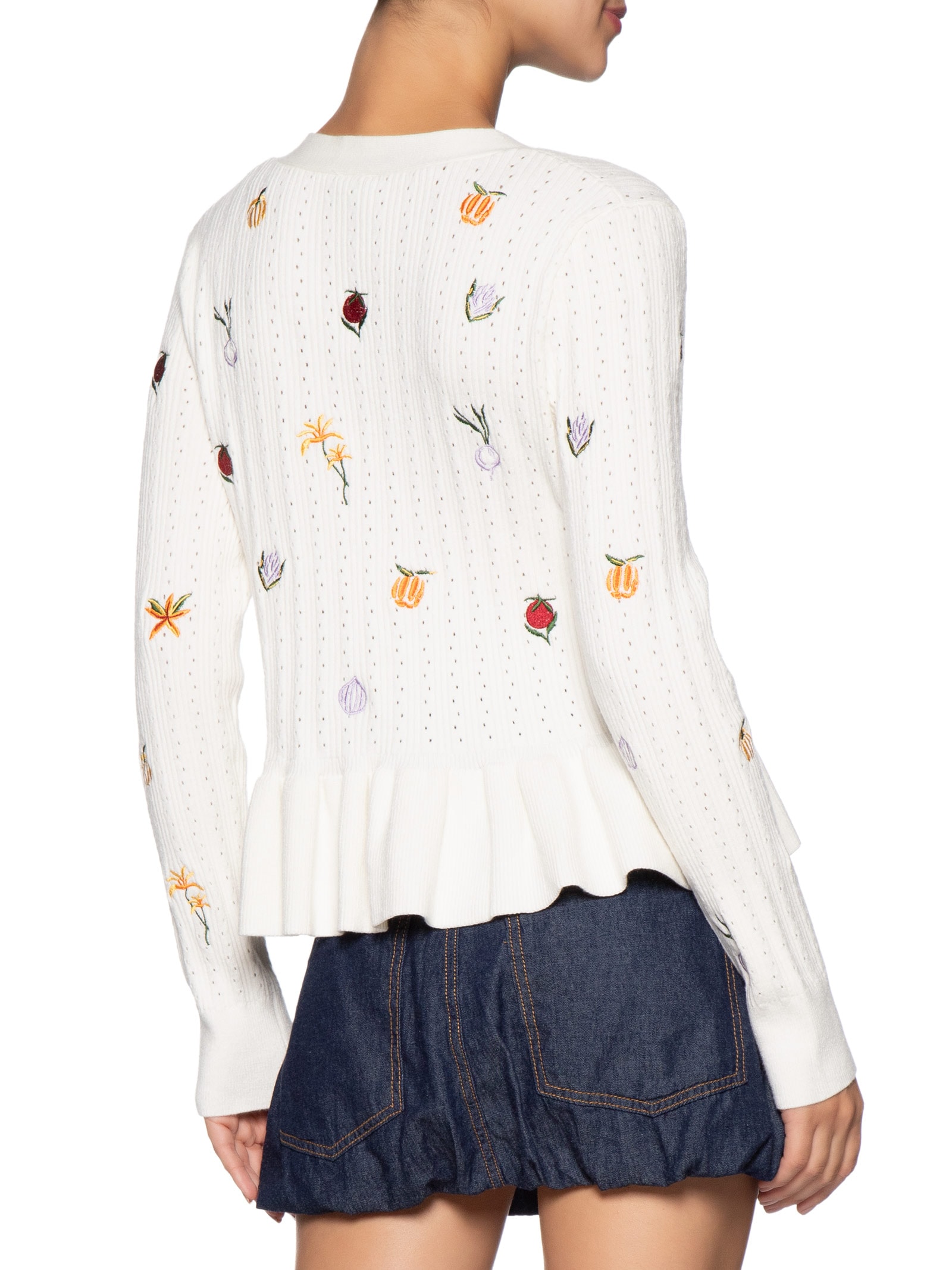 Blusa de Manga Tricot Feminina – Bege Farm