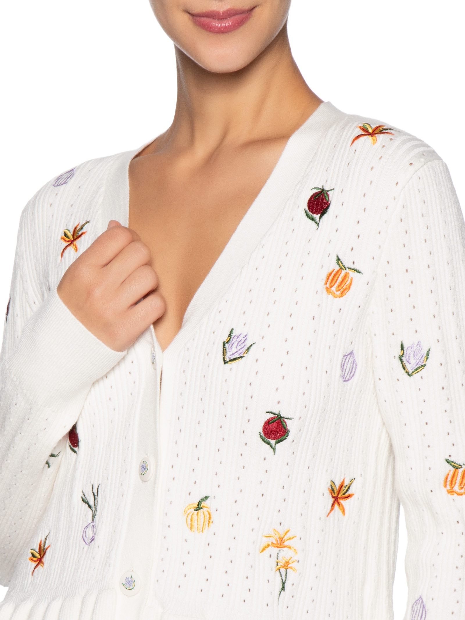 Blusa de Manga Tricot Feminina – Bege Farm