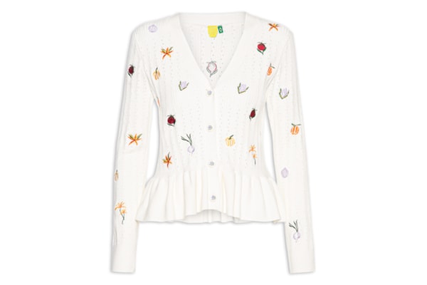 Blusa de Manga Tricot Feminina – Bege