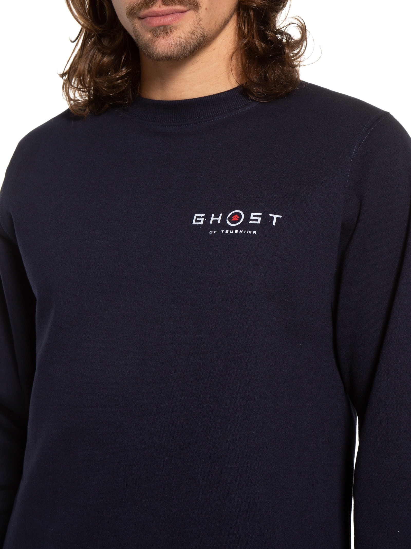 Blusa De Moletom Ghost Of Tsushima Katana Jin Color Azul Hype Gamer