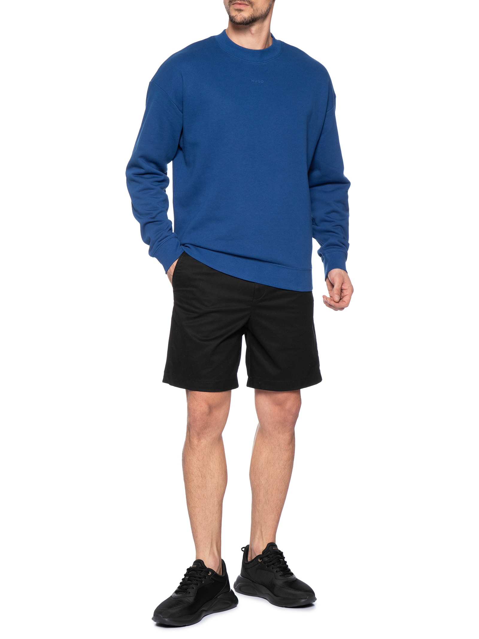 Blusa de Moletom Masculina Dapocrew Azul Hugo