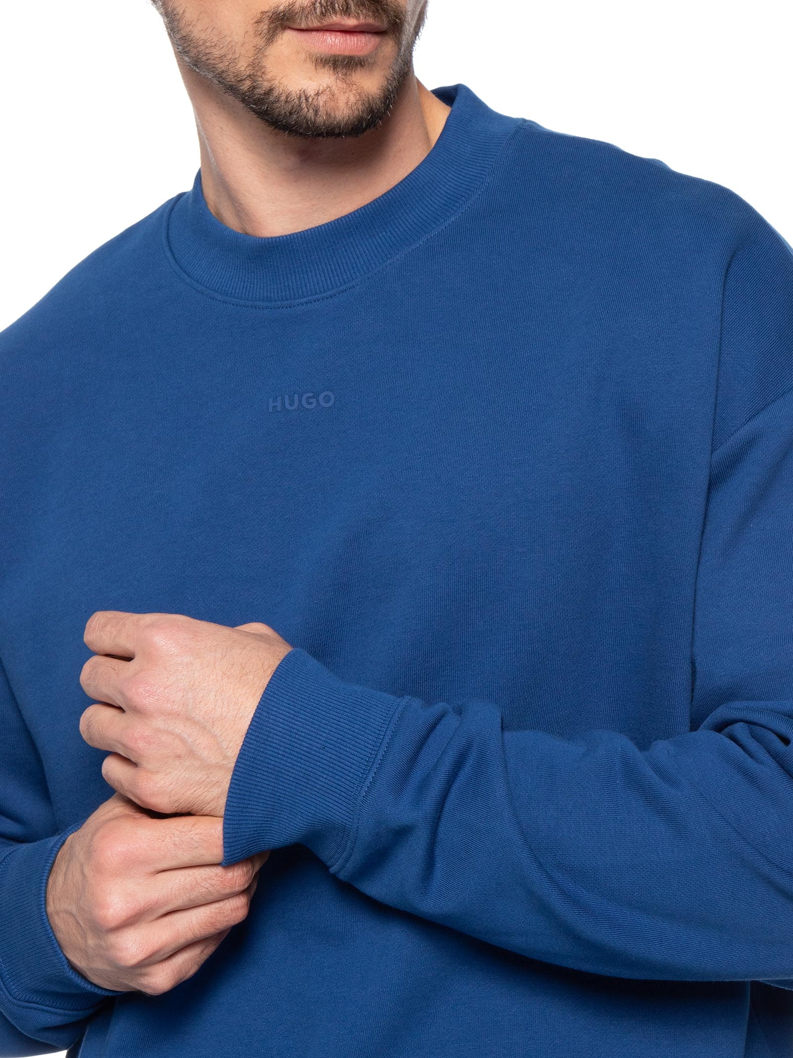 Blusa de Moletom Masculina Dapocrew Azul Hugo
