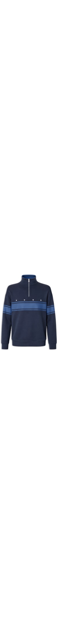 Blusa de Moletom Masculina DemsZip - Azul