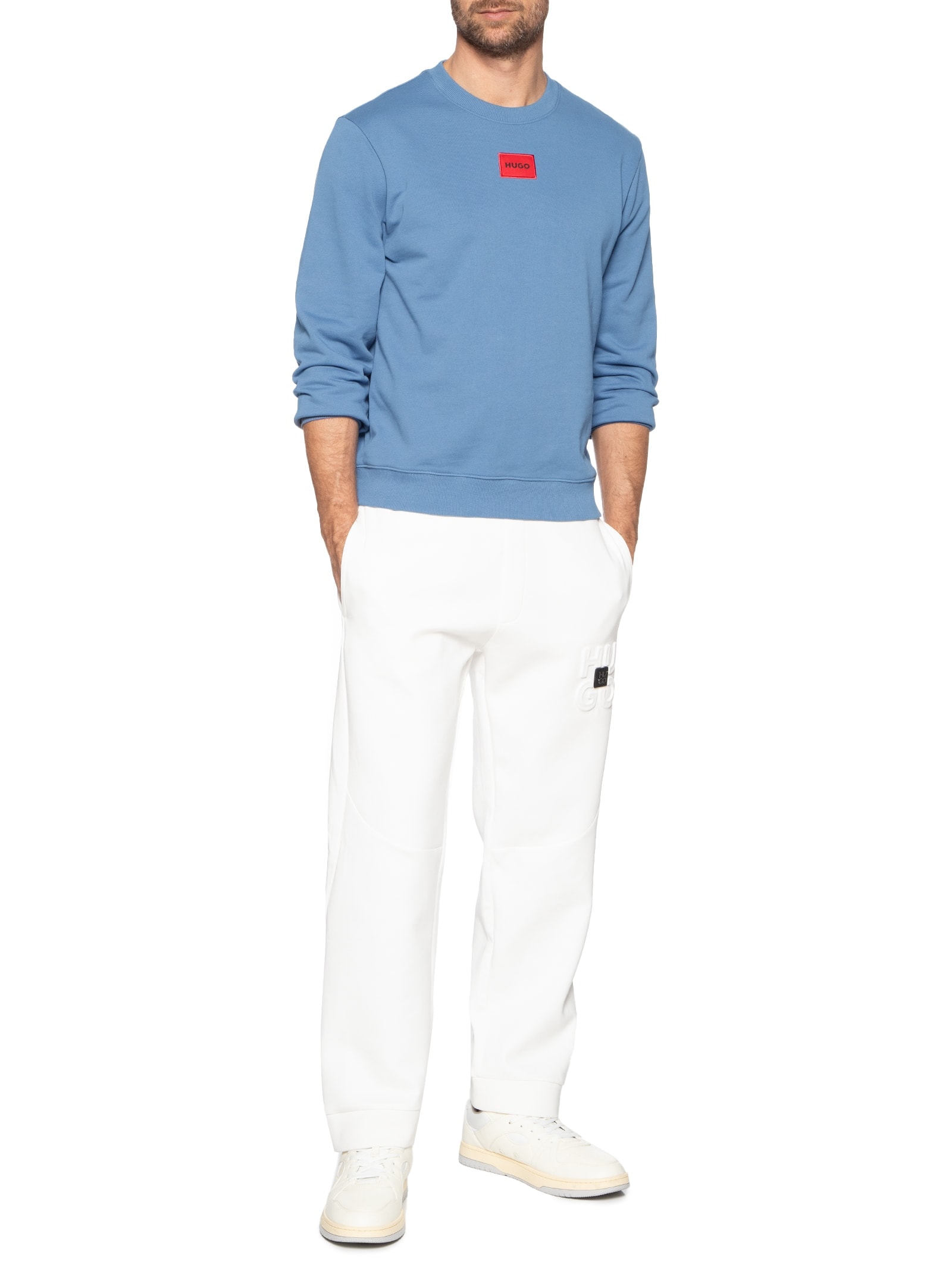 Blusa de Moletom Masculina Diragol Azul Hugo