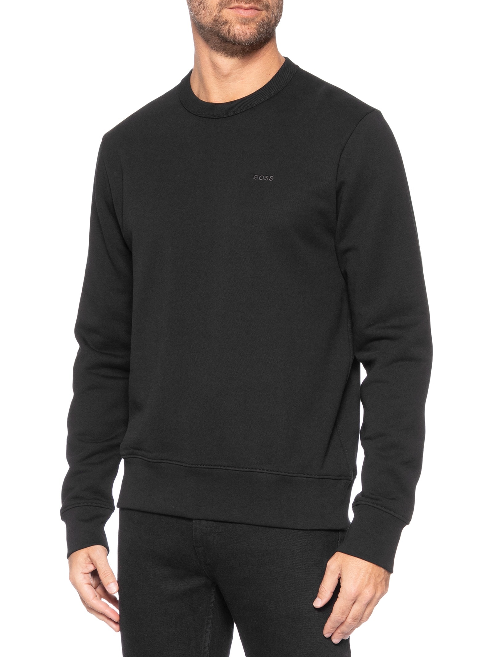 Blusa De Moletom Masculina H-Sharpe 15 Preto Boss