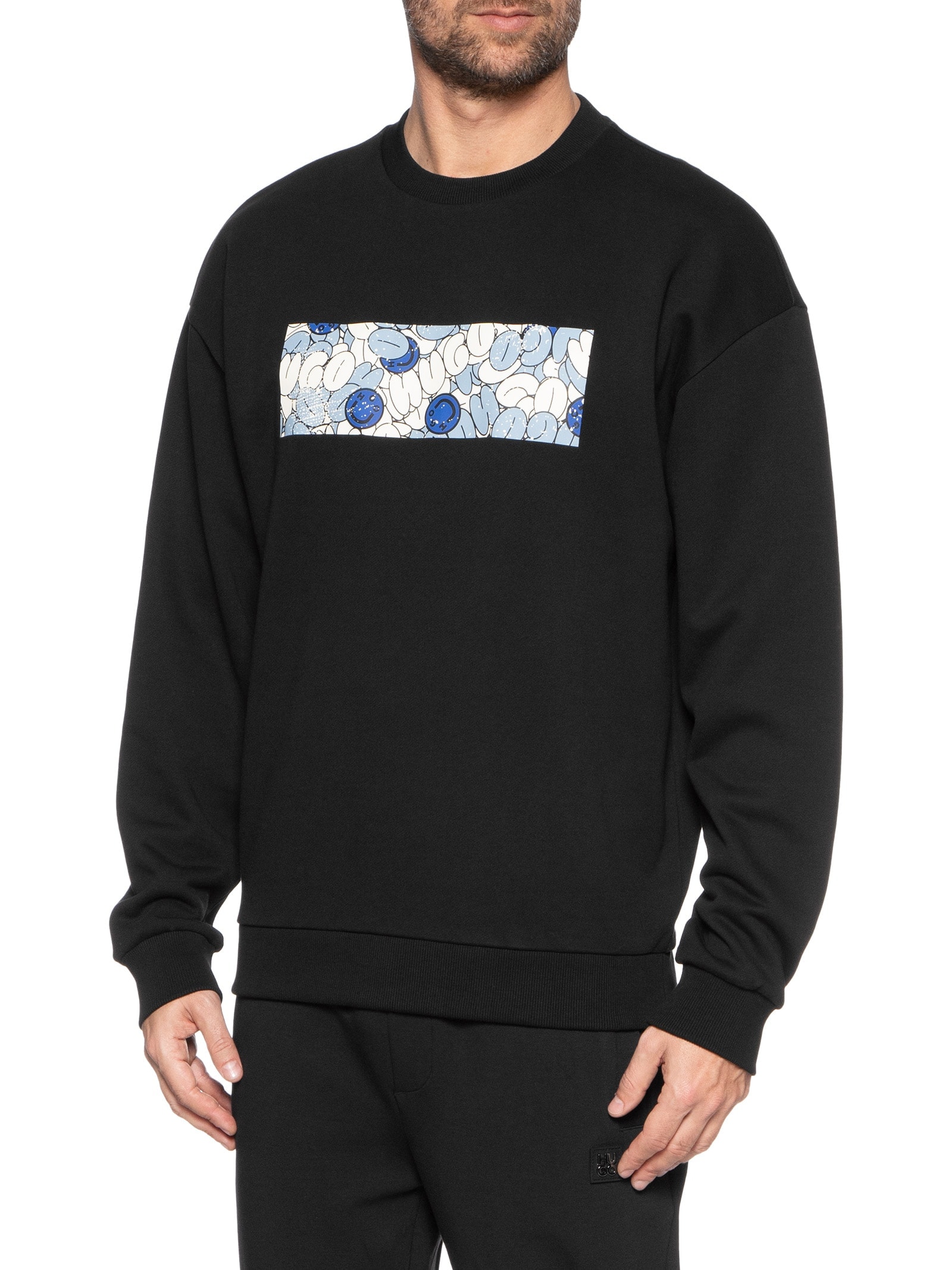 Blusa de Moletom Masculina Neprix Preto Hugo