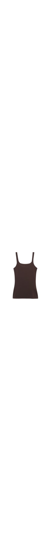 Blusa Em Algodão Supima Ultralight - Marrom