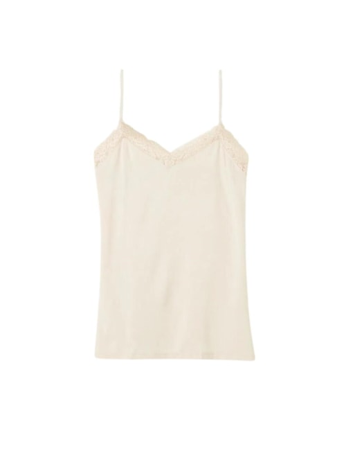 Blusa Em Micromodal Pretty Flowers - Bege