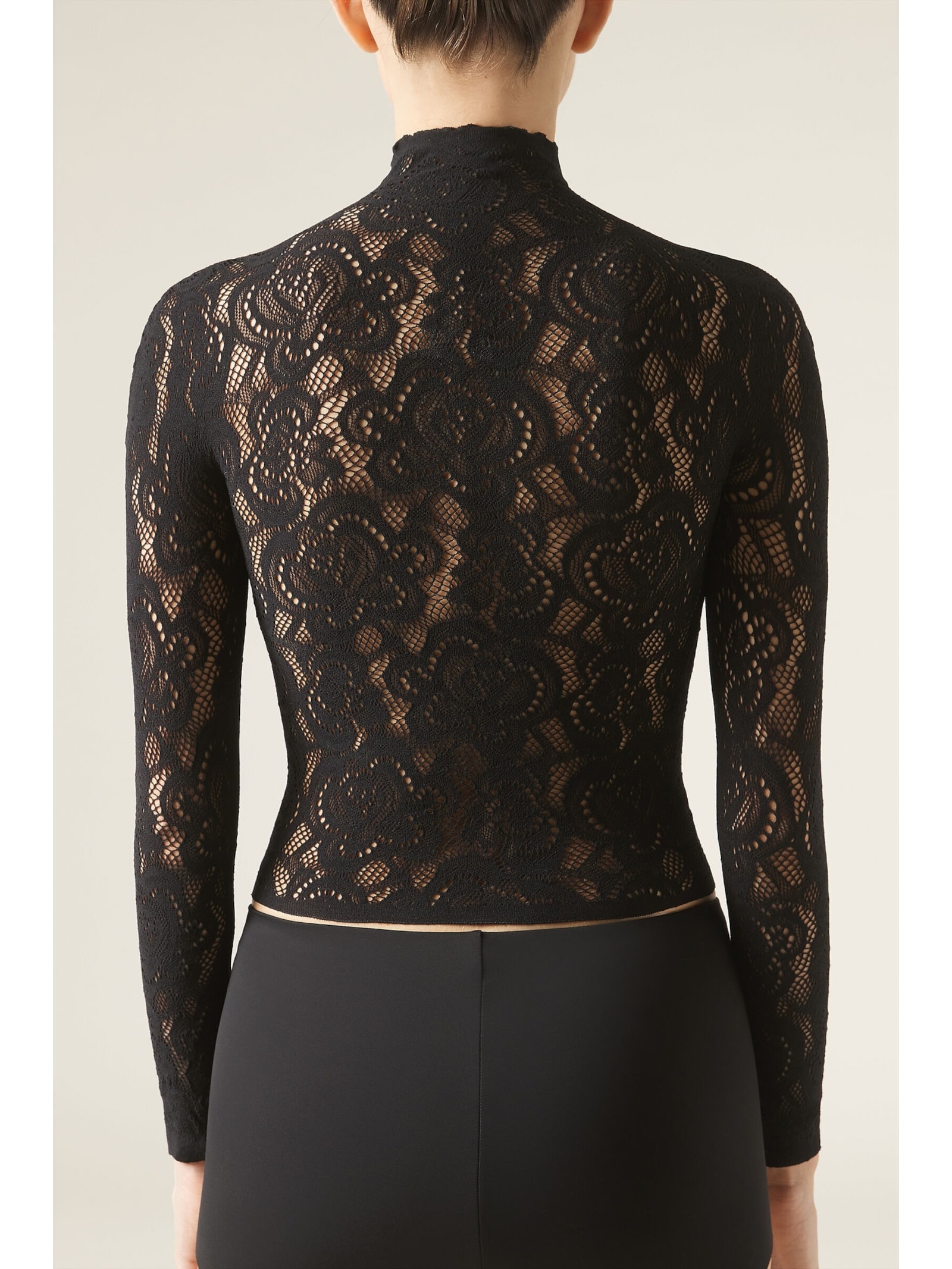 Blusa Em Renda Preto Calzedonia