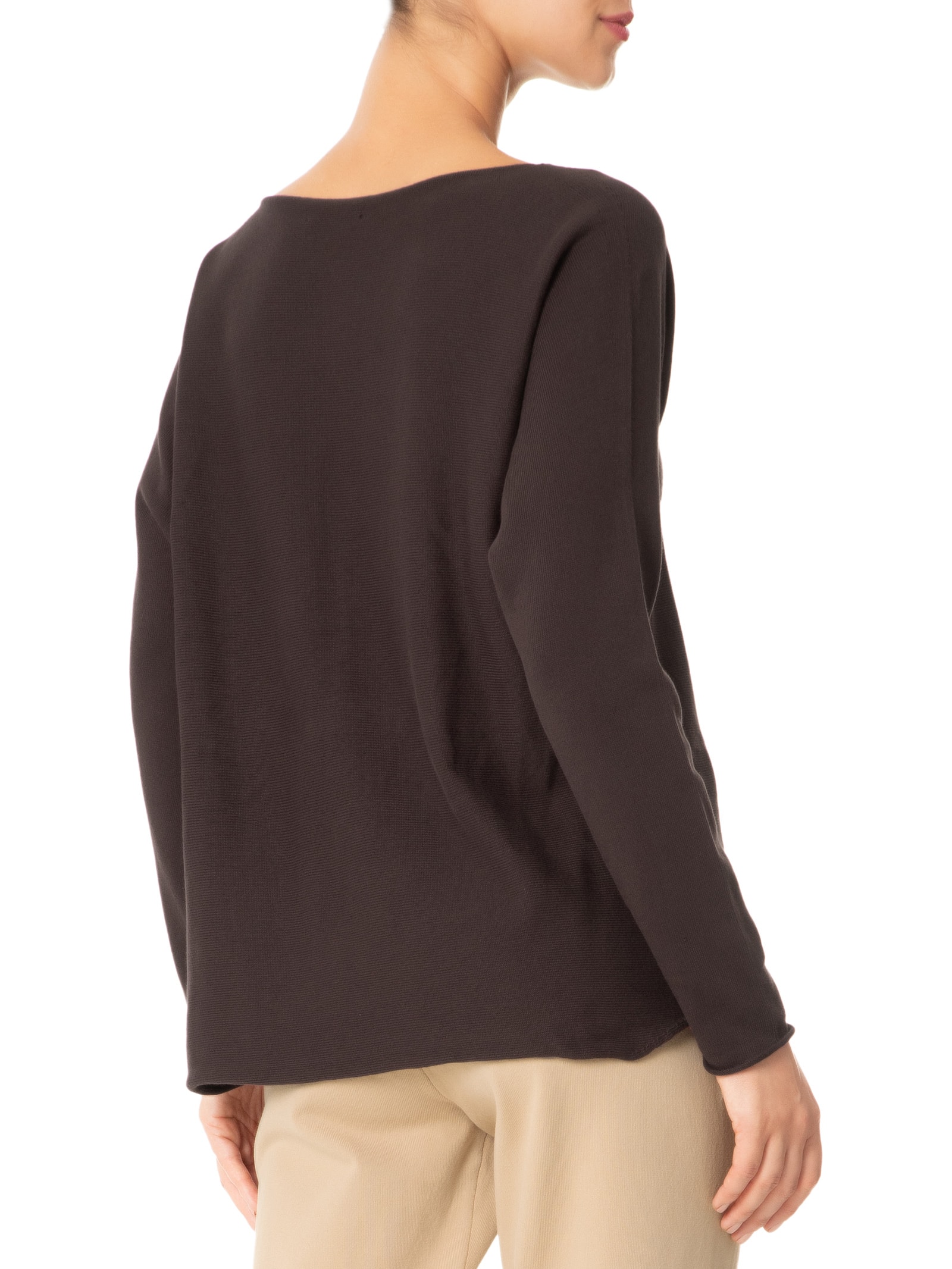 Blusa Feminina 3D Consuelo Marrom Anselmi