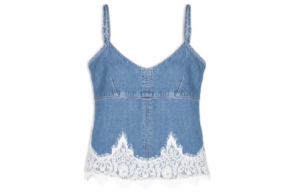 Blusa Feminina 90's Denim Cami - Azul
