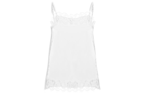 Blusa Feminina Acetinada Com Renda - Branco