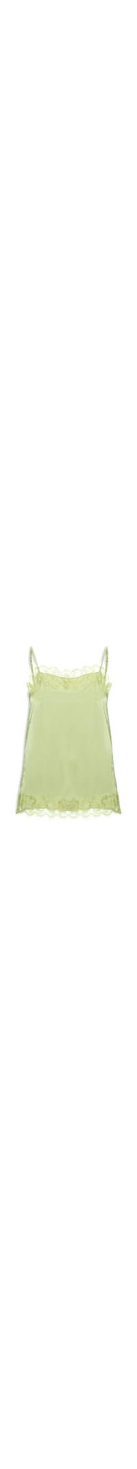 Blusa Feminina Acetinada Com Renda - Verde