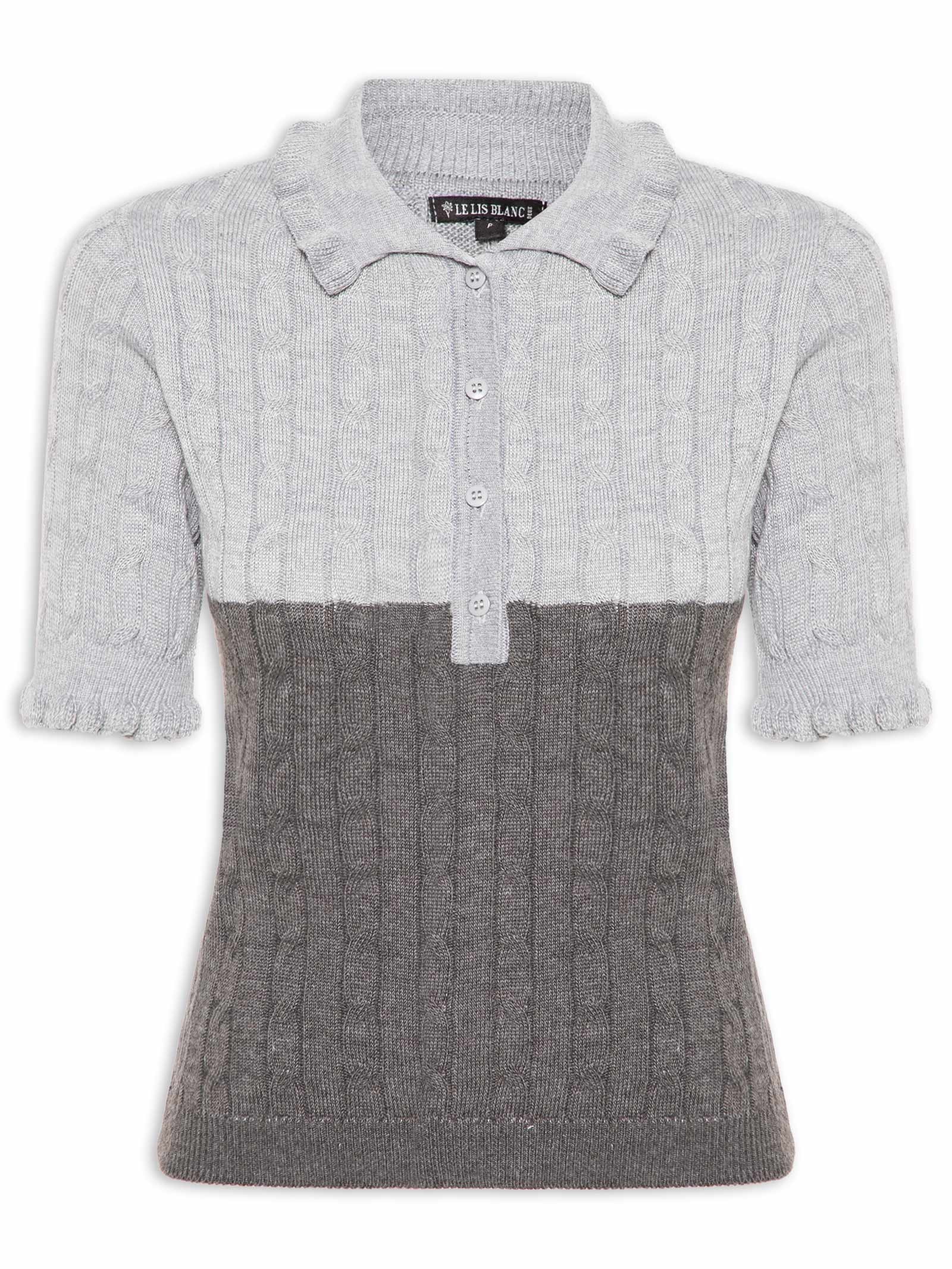 Blusa Feminina Ada Cinza Le Lis