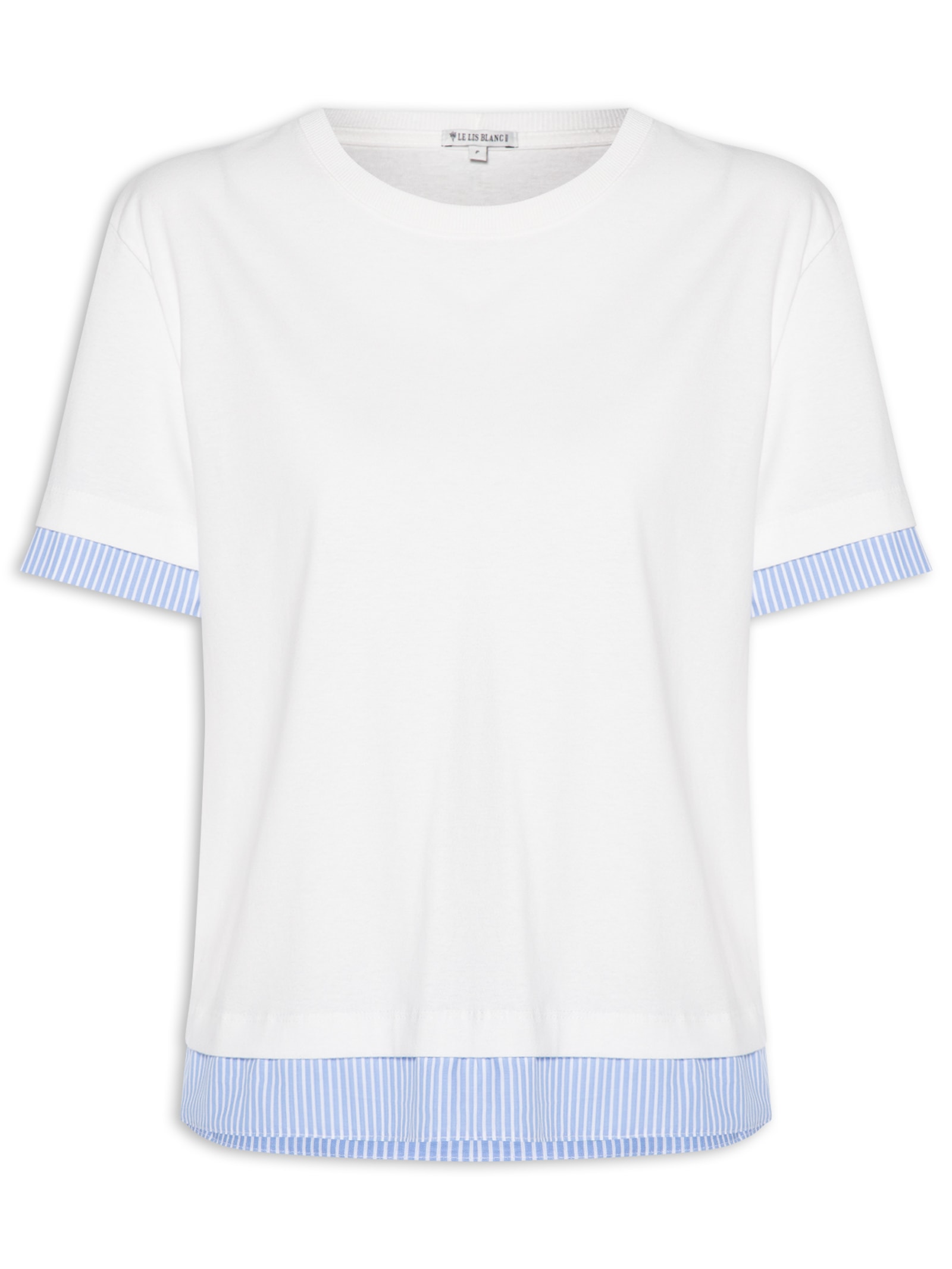 Blusa Feminina Alana Branco Le Lis