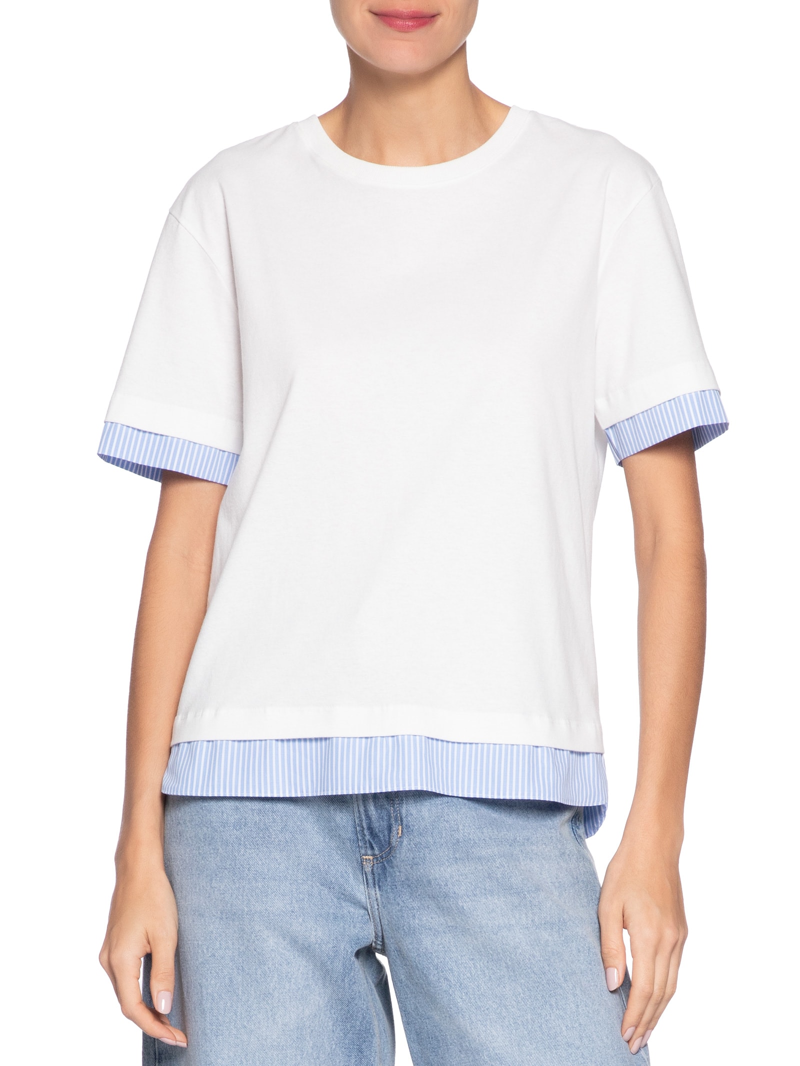 Blusa Feminina Alana Branco Le Lis