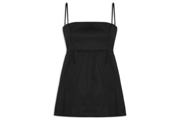 Blusa Feminina Alba Tricoline - Preto