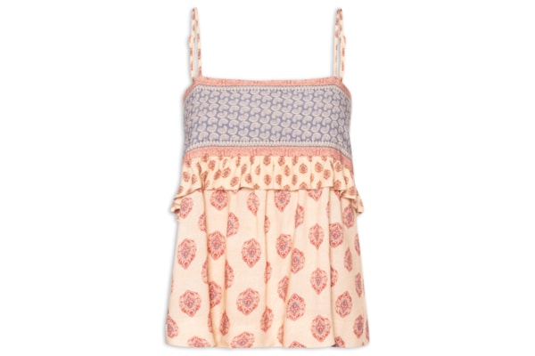 Blusa Feminina Alça Estampa Haze - Rosa