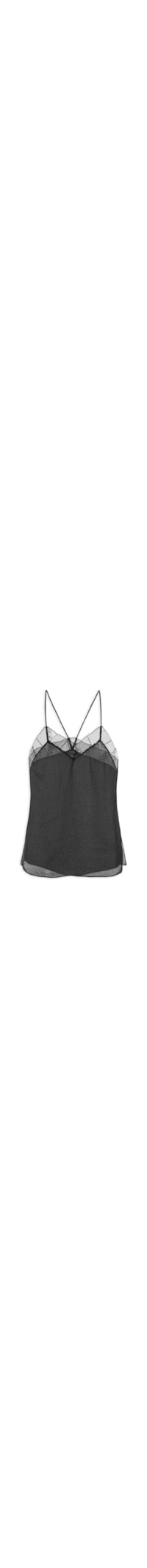 Blusa Feminina Alça Estrela - Preto