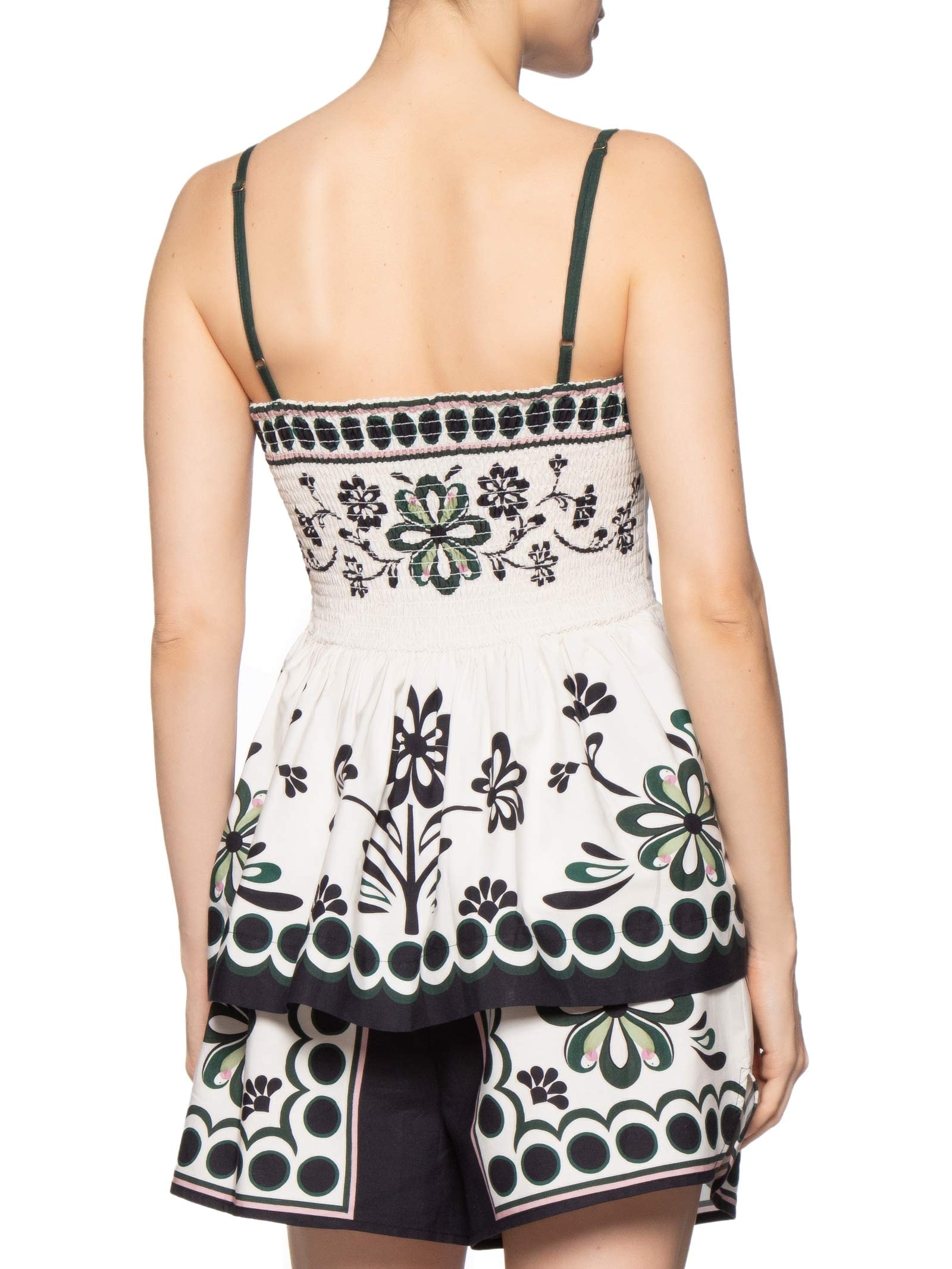 Blusa Feminina Alça Florara Preto Farm