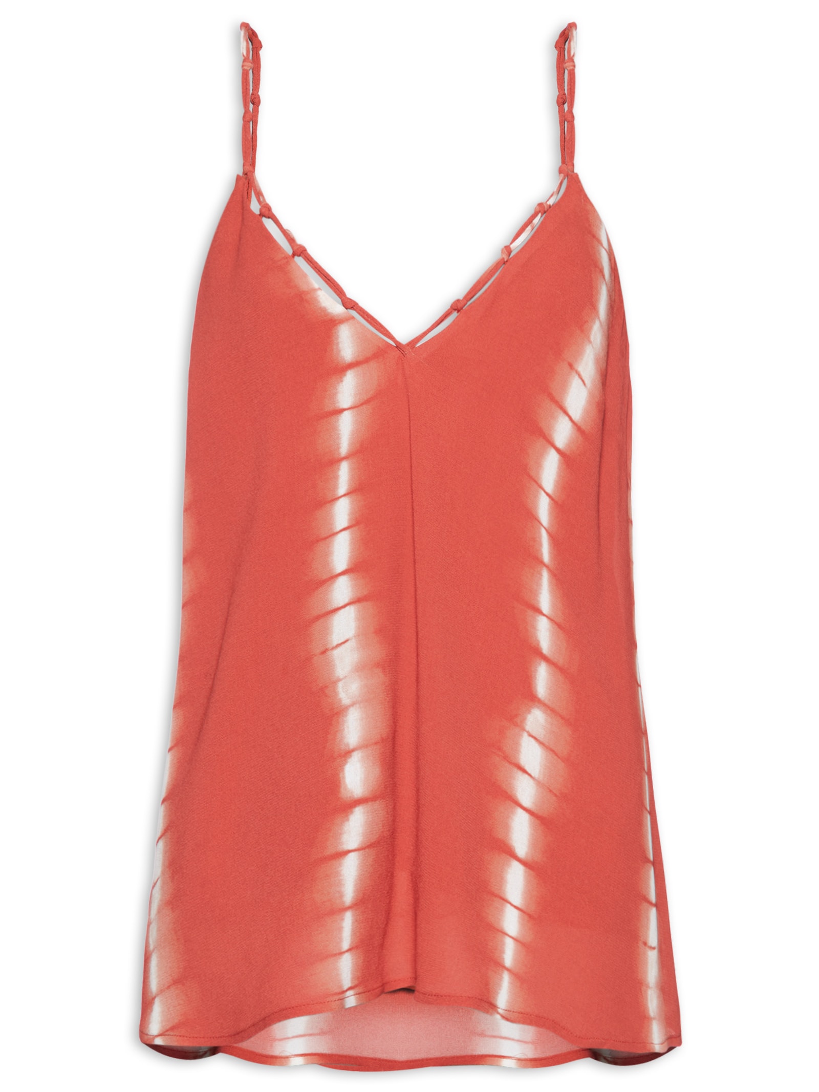 Blusa Feminina Alça Ggt Estampa Balangan Vermelho Maria Filó